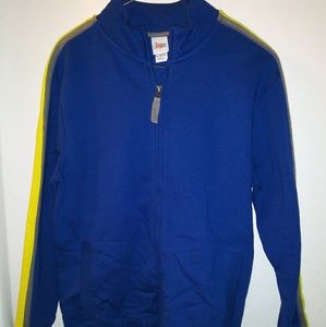 Boys Long Sleeve Zip Up Track Jacket w/Pockets